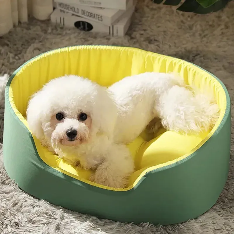 Very Soft Luxury Dog Bed Kennel Cat House Pet Cozy Cushion Pet Basket Puppy For Sofa Lounger Small Medium Dogs Beds Pillow Mat