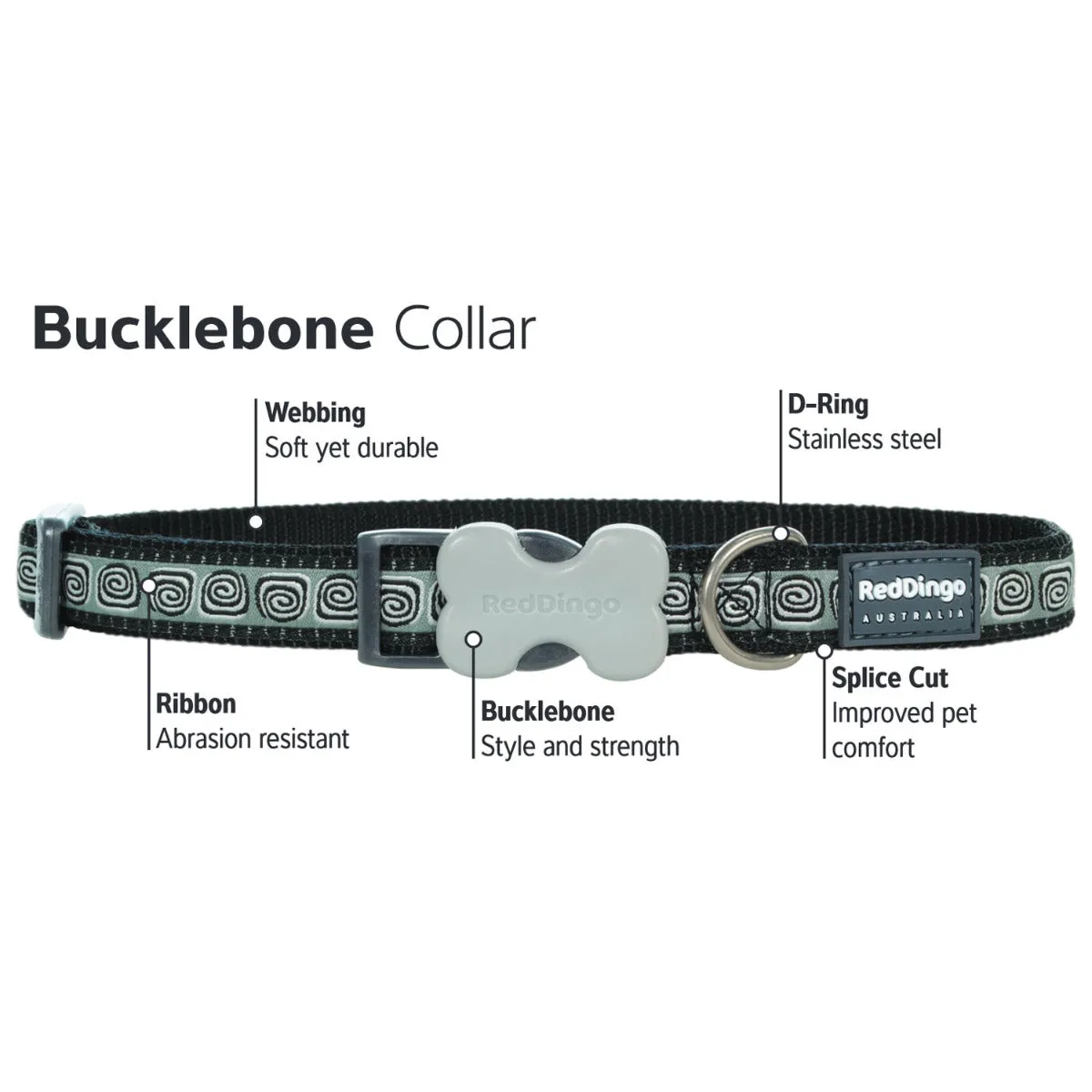 Yellow w/White Dots Dog Collar